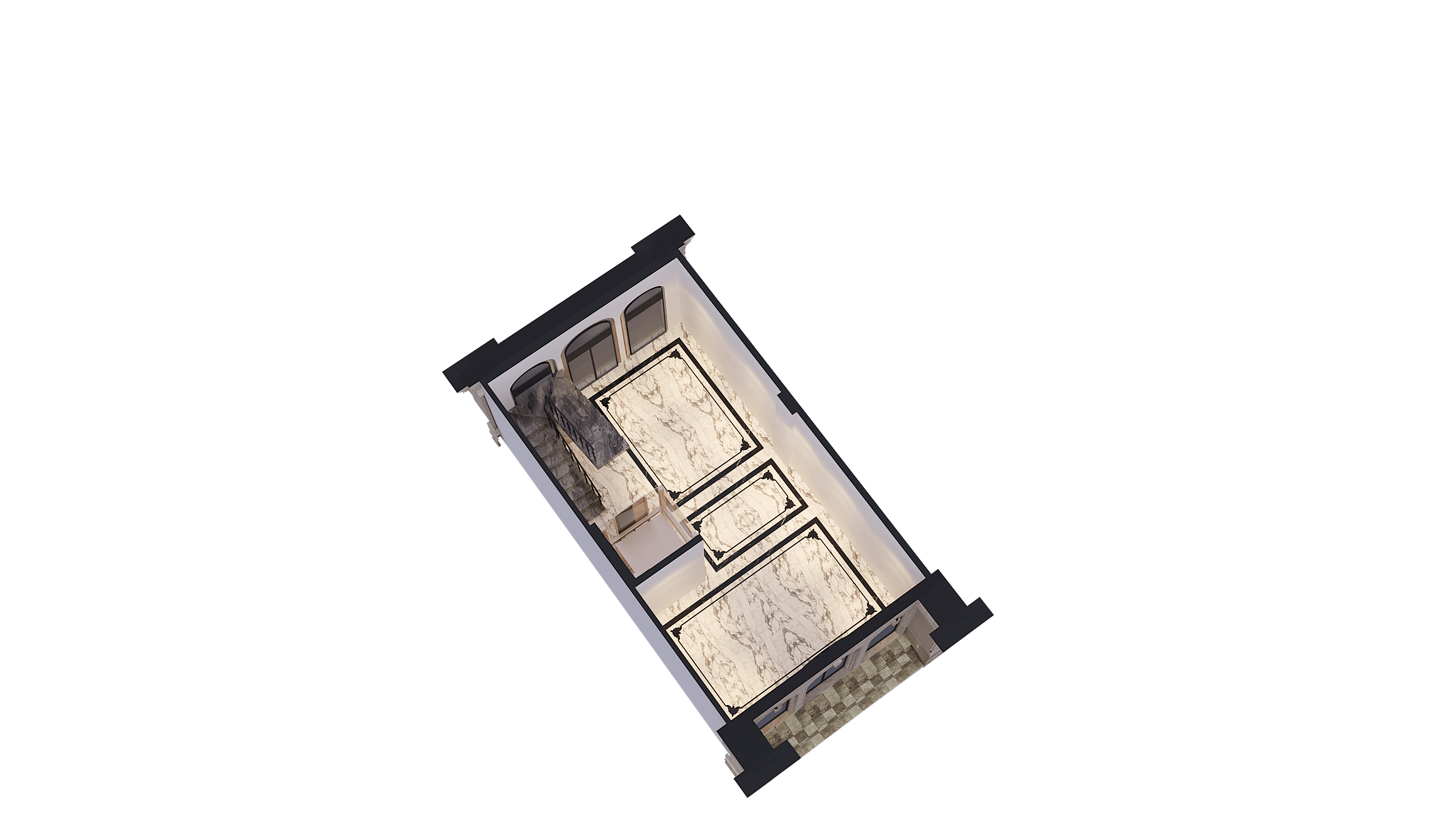 Elegant Shophouse — Mặt bằng tầng 1