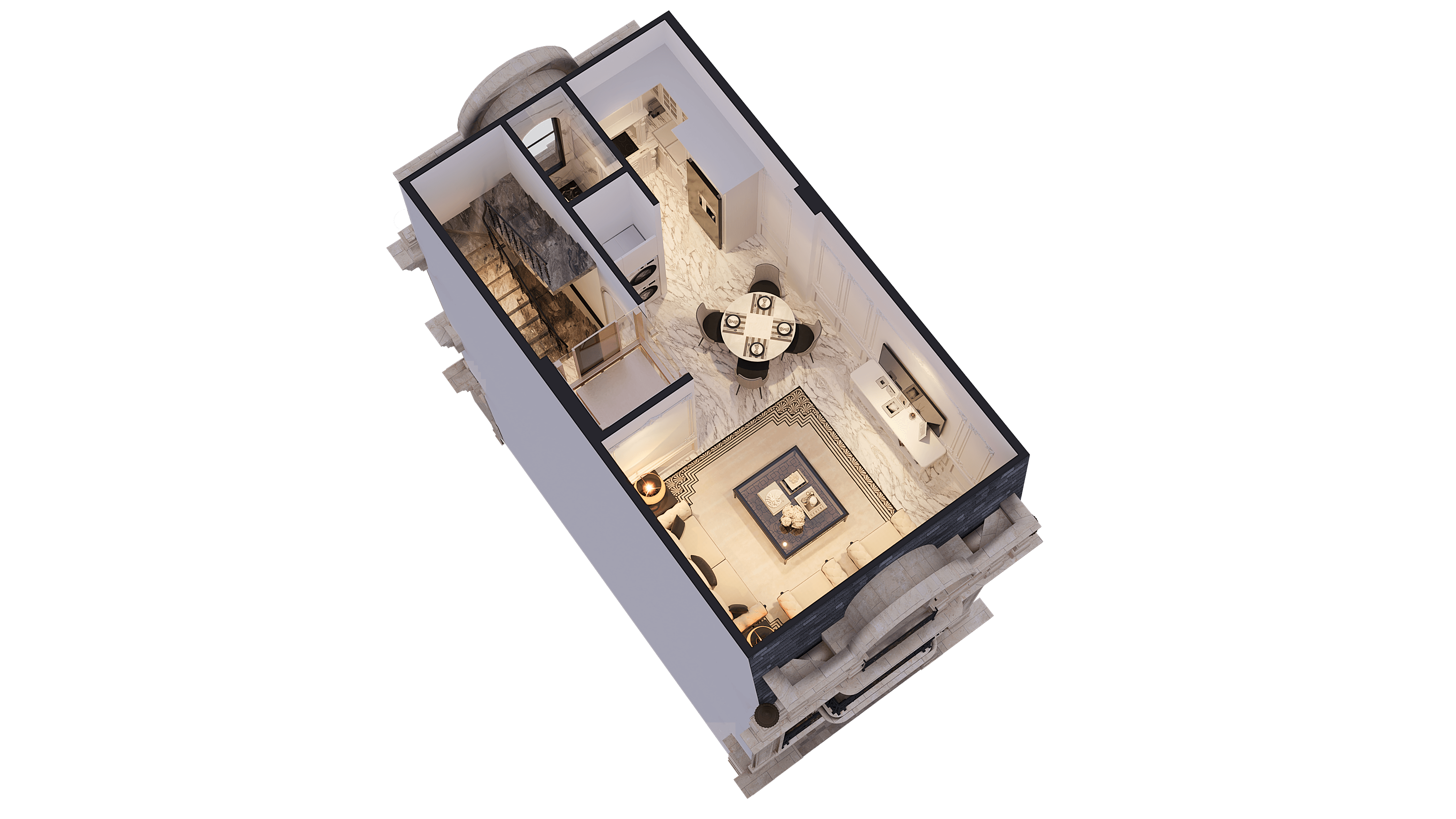 Elegant Shophouse — Mặt bằng tầng 4